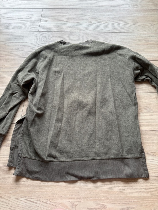 aerie Olive Green Women's Crewneck Pullover Tunic - Picture 4 of 4